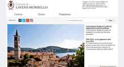 Desktop Screenshot of comune.laveno.va.it