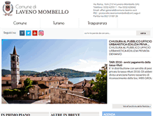 Tablet Screenshot of comune.laveno.va.it